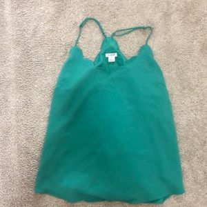 J crew Factory Scalloped tank